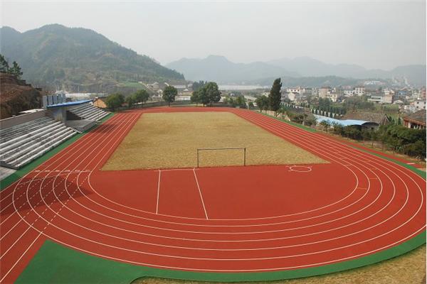 杭州塑膠跑道中學(xué)操場